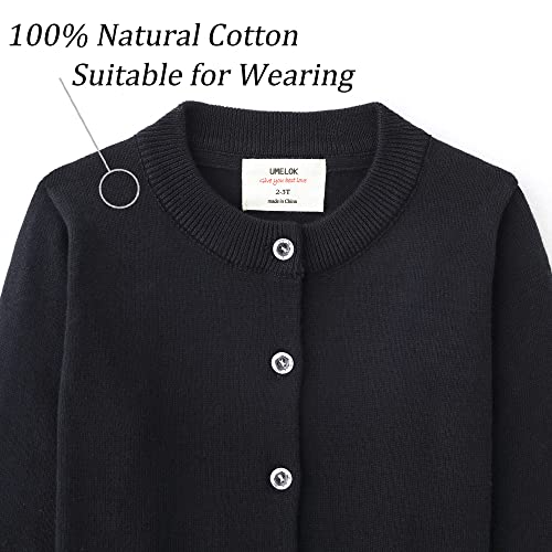 Girls Cotton Knit Cardigan
