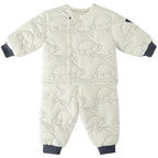 Baby Quilted Sweatshirt & Pants Set