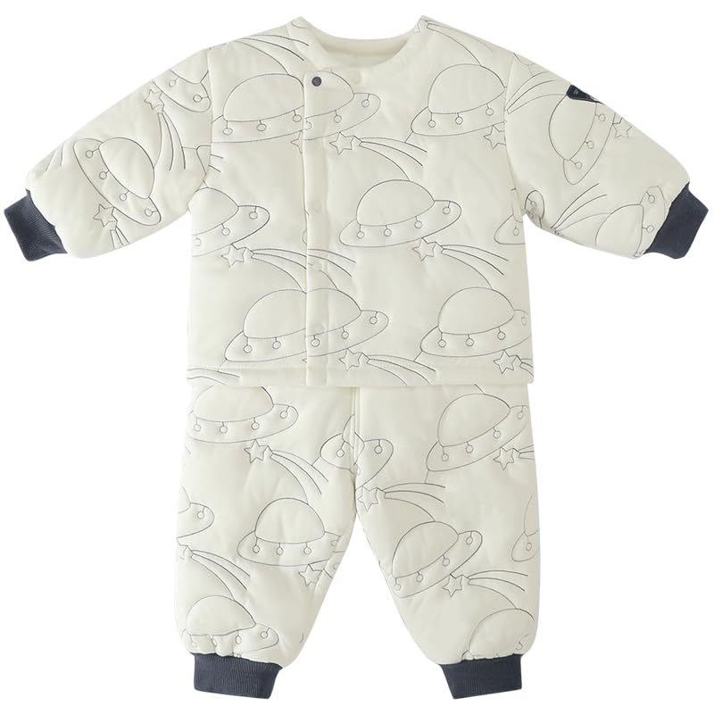 Baby Quilted Sweatshirt & Pants Set