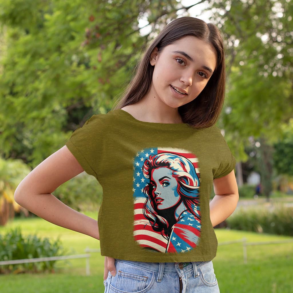 Girls Cropped T-Shirt