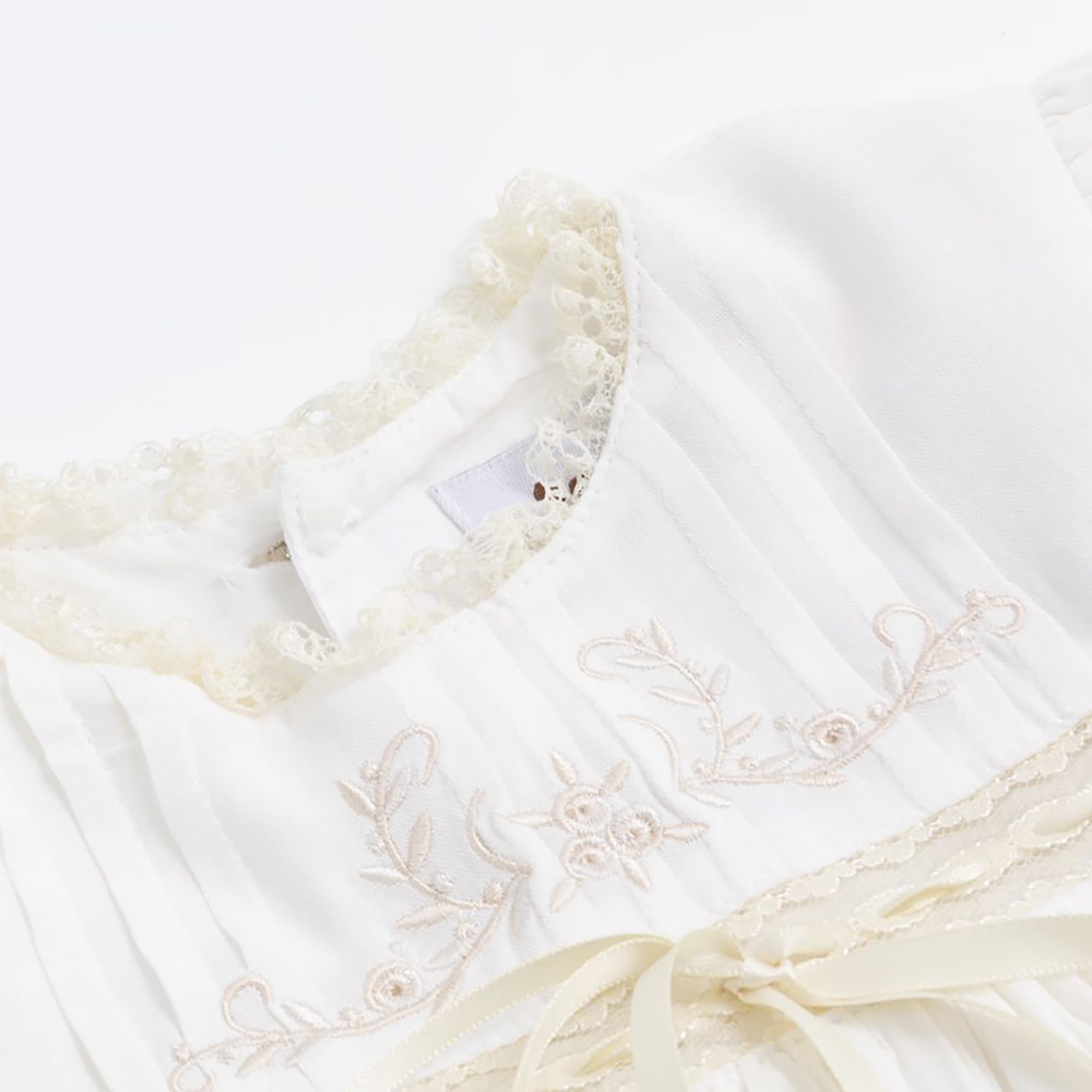 Girls Embroidered Floral Dress
