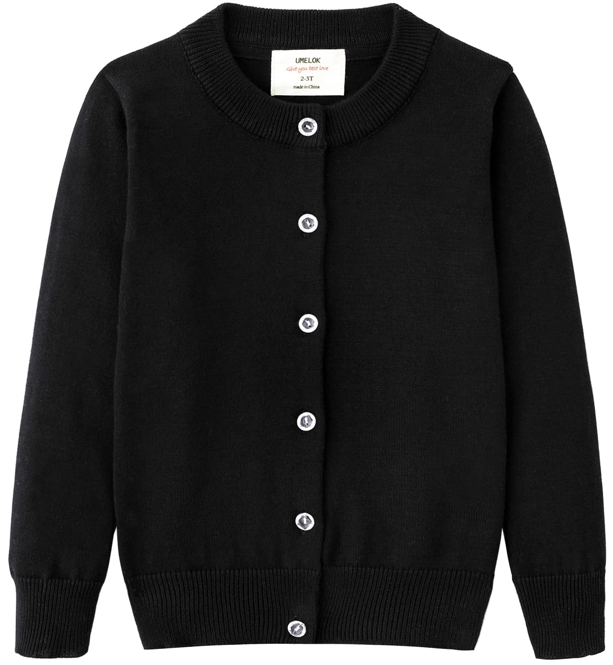 Girls Cotton Knit Cardigan