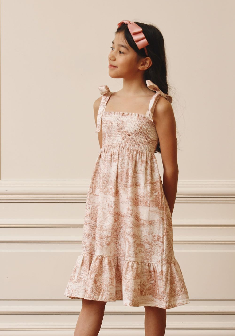 Girls Cotton Sleeveless Dress