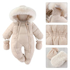 Baby Hooded Winter Romper