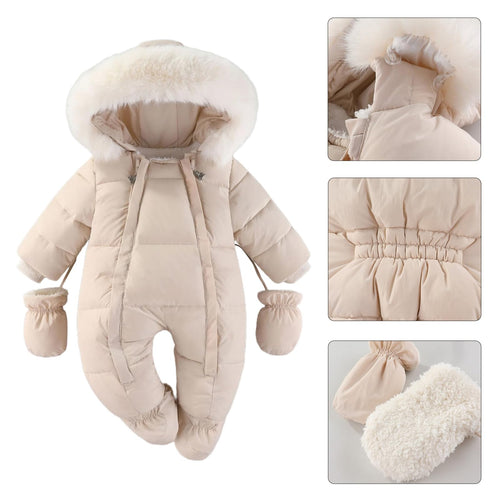 Baby Hooded Winter Romper