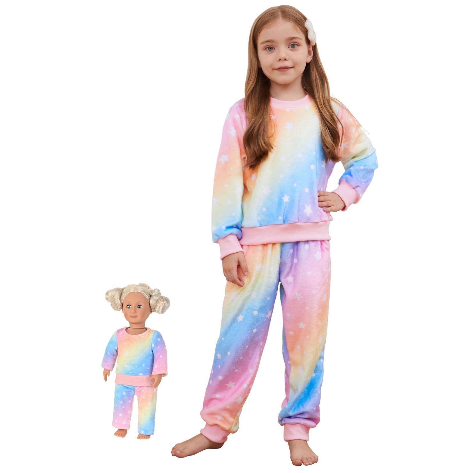 Girls Fleece Pajama Set