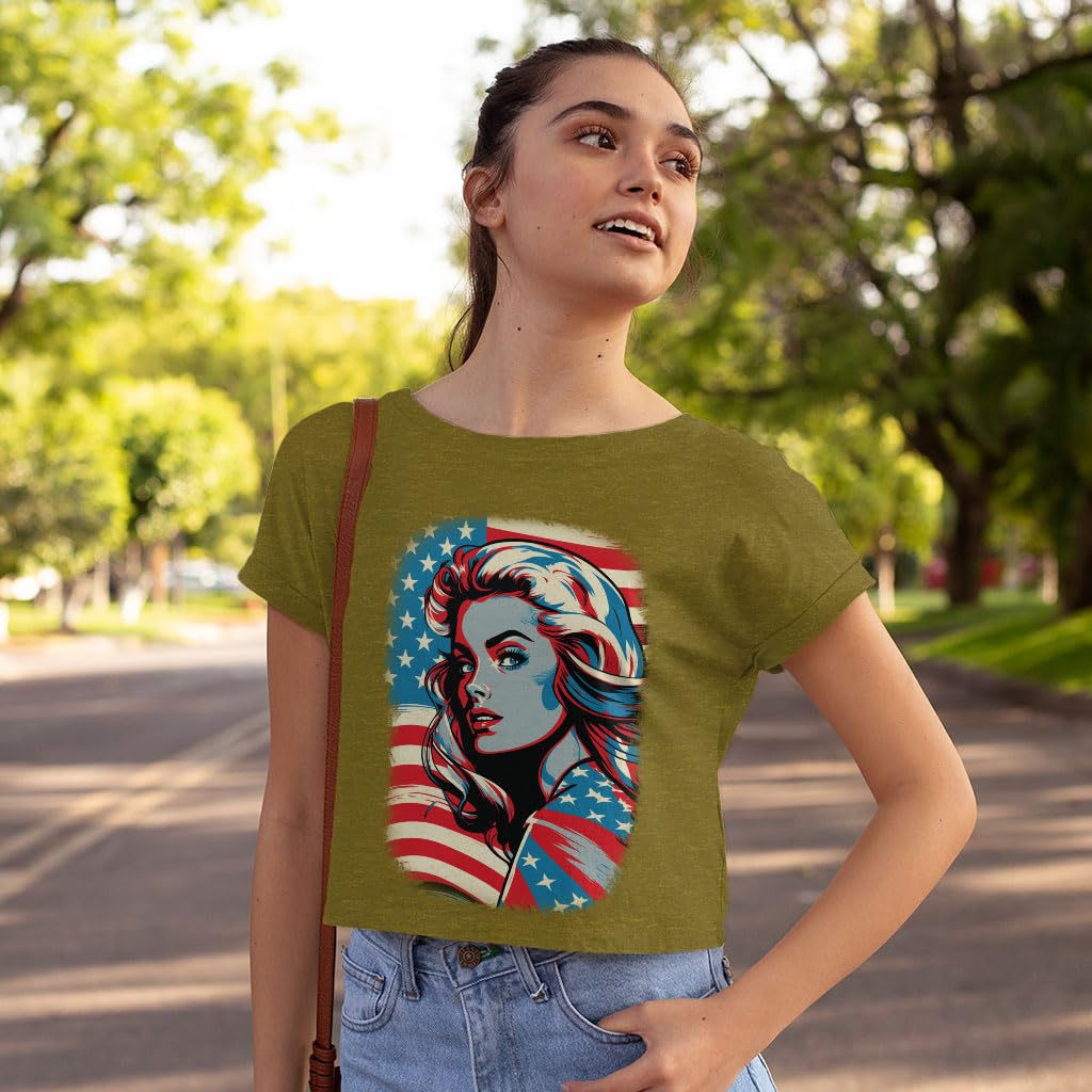 Girls Cropped T-Shirt