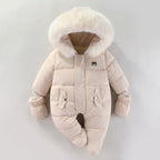 Baby Hooded Winter Romper