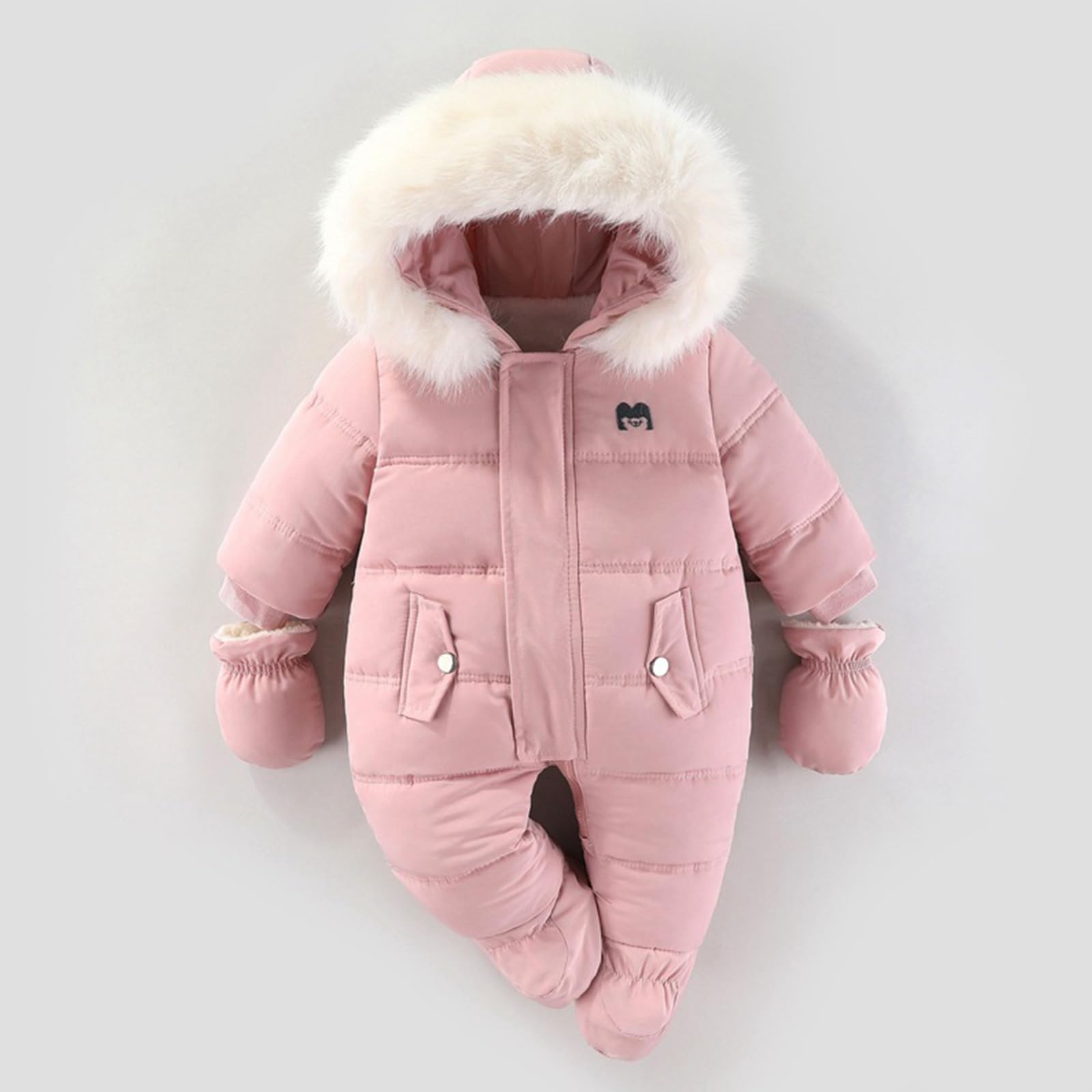 Baby Hooded Winter Romper