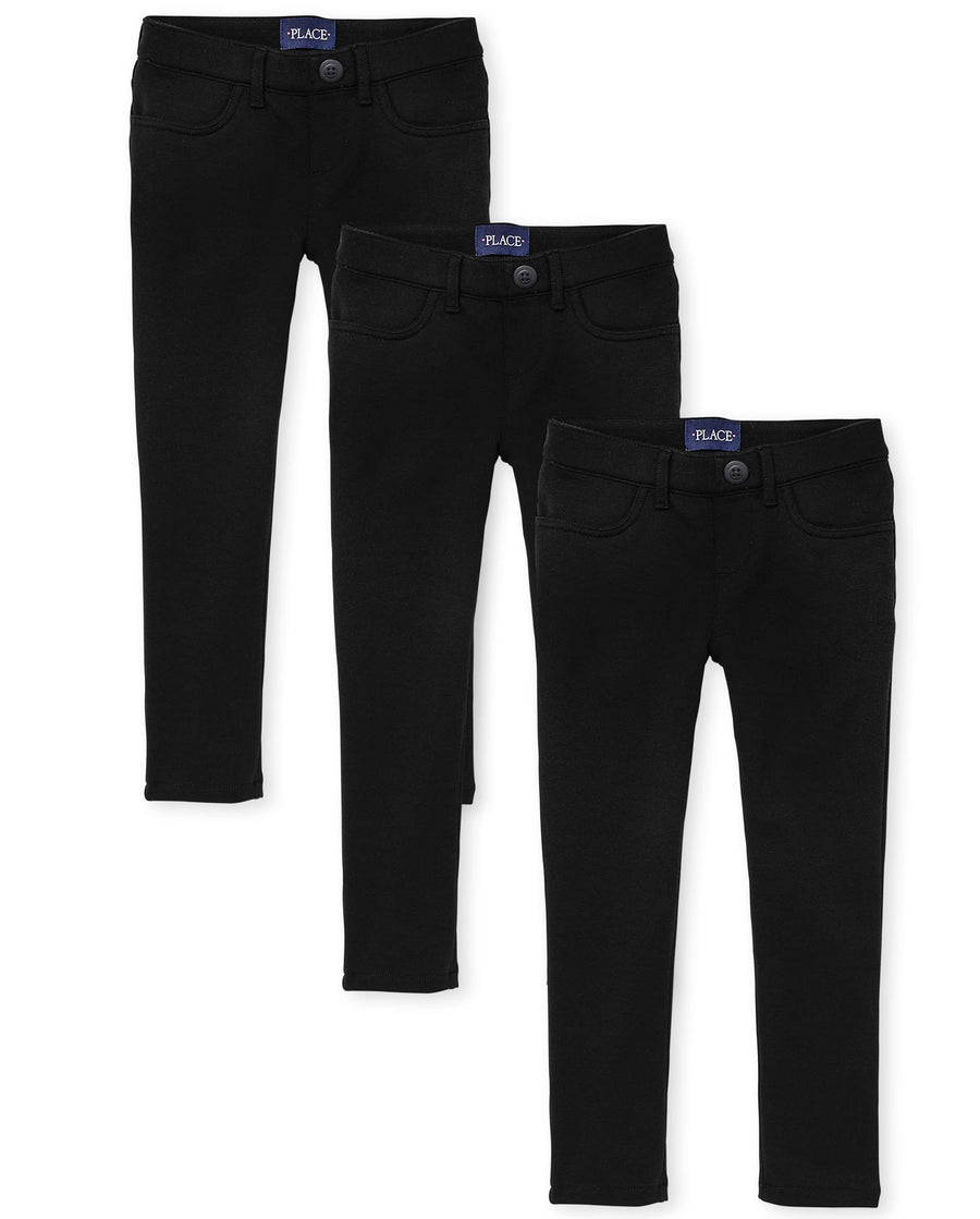 Girls Ponte Knit Jeggings