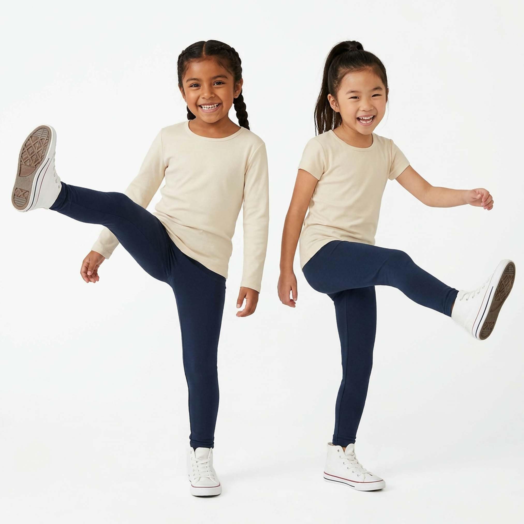 Girls Cotton Leggings Set