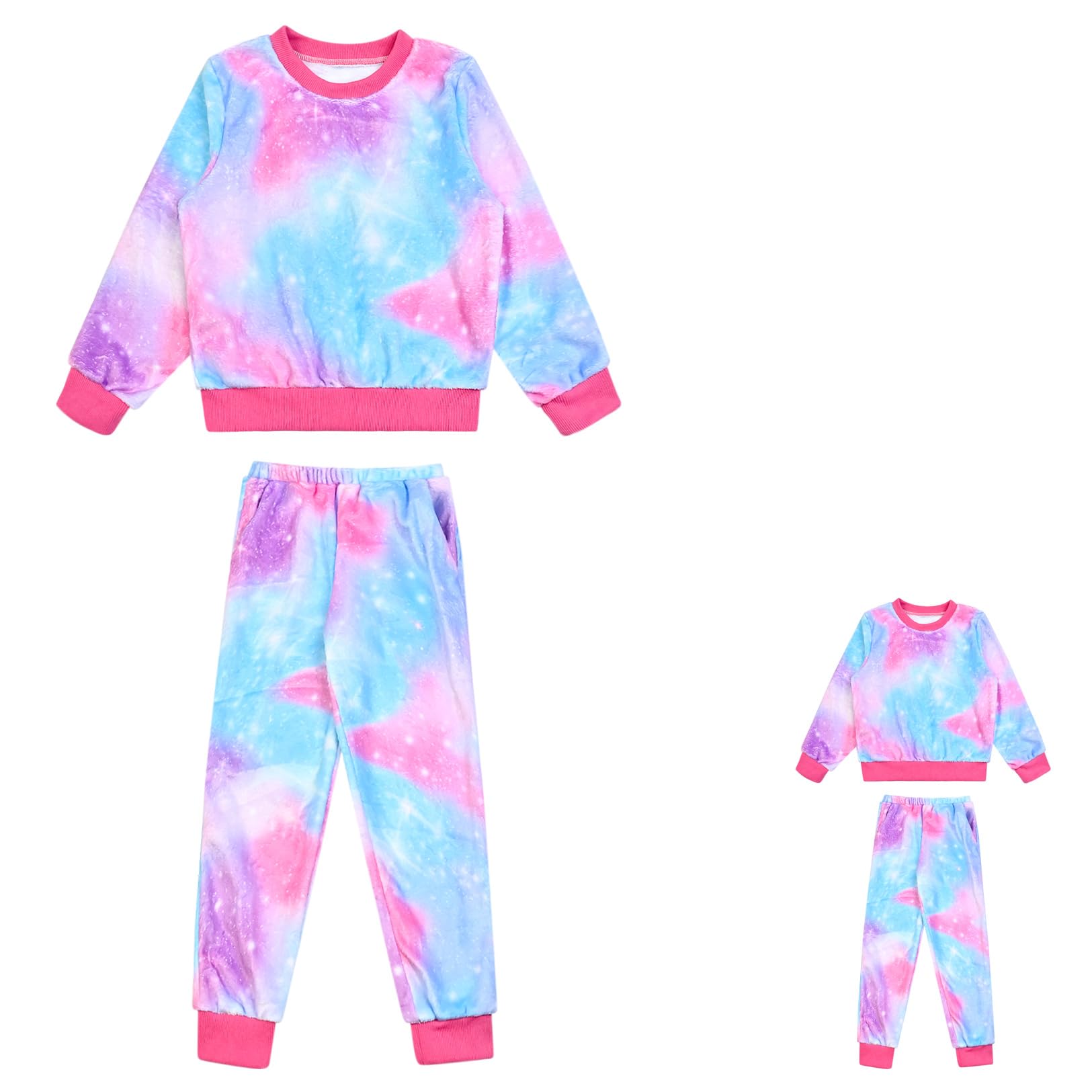 Girls Fleece Pajama Set