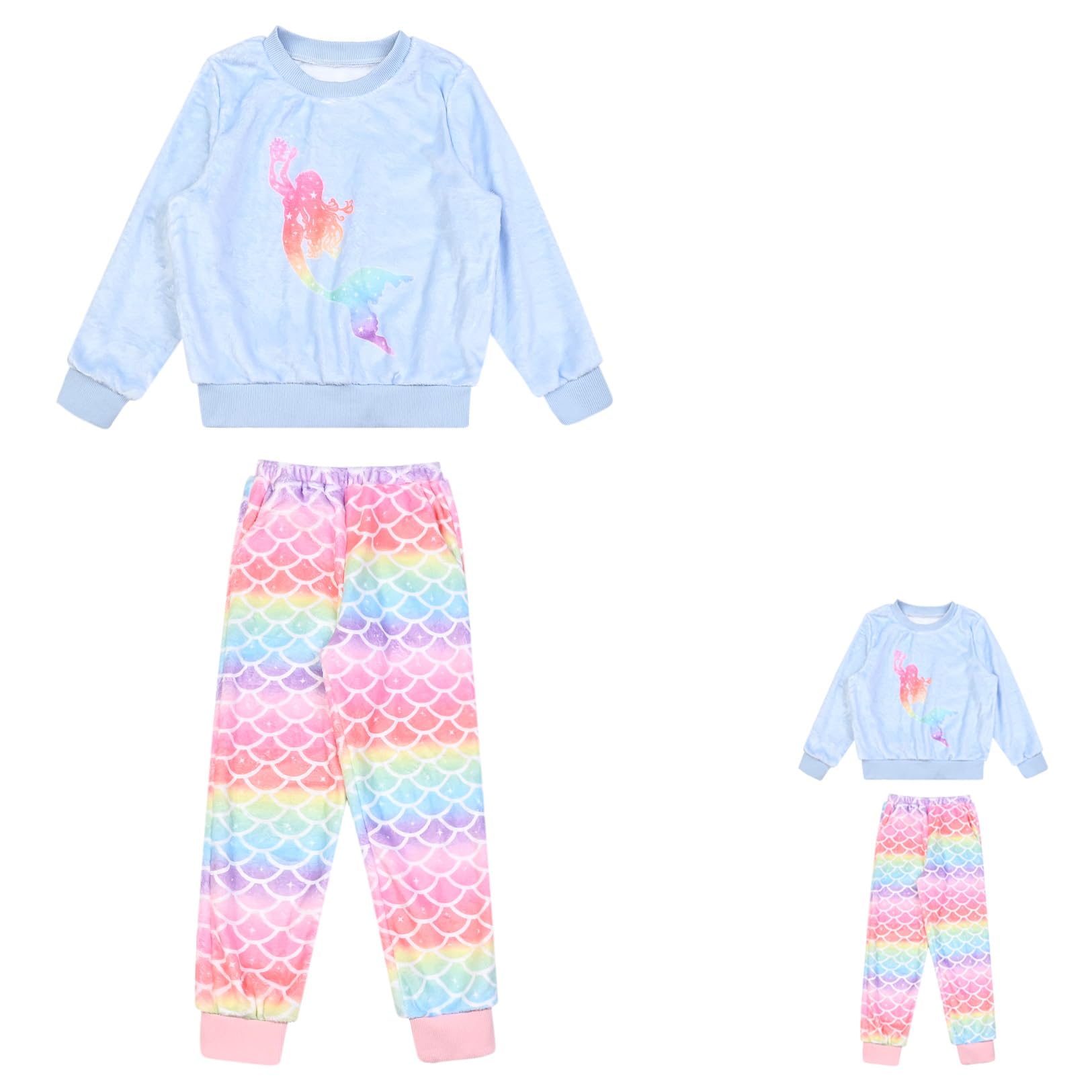 Girls Fleece Pajama Set