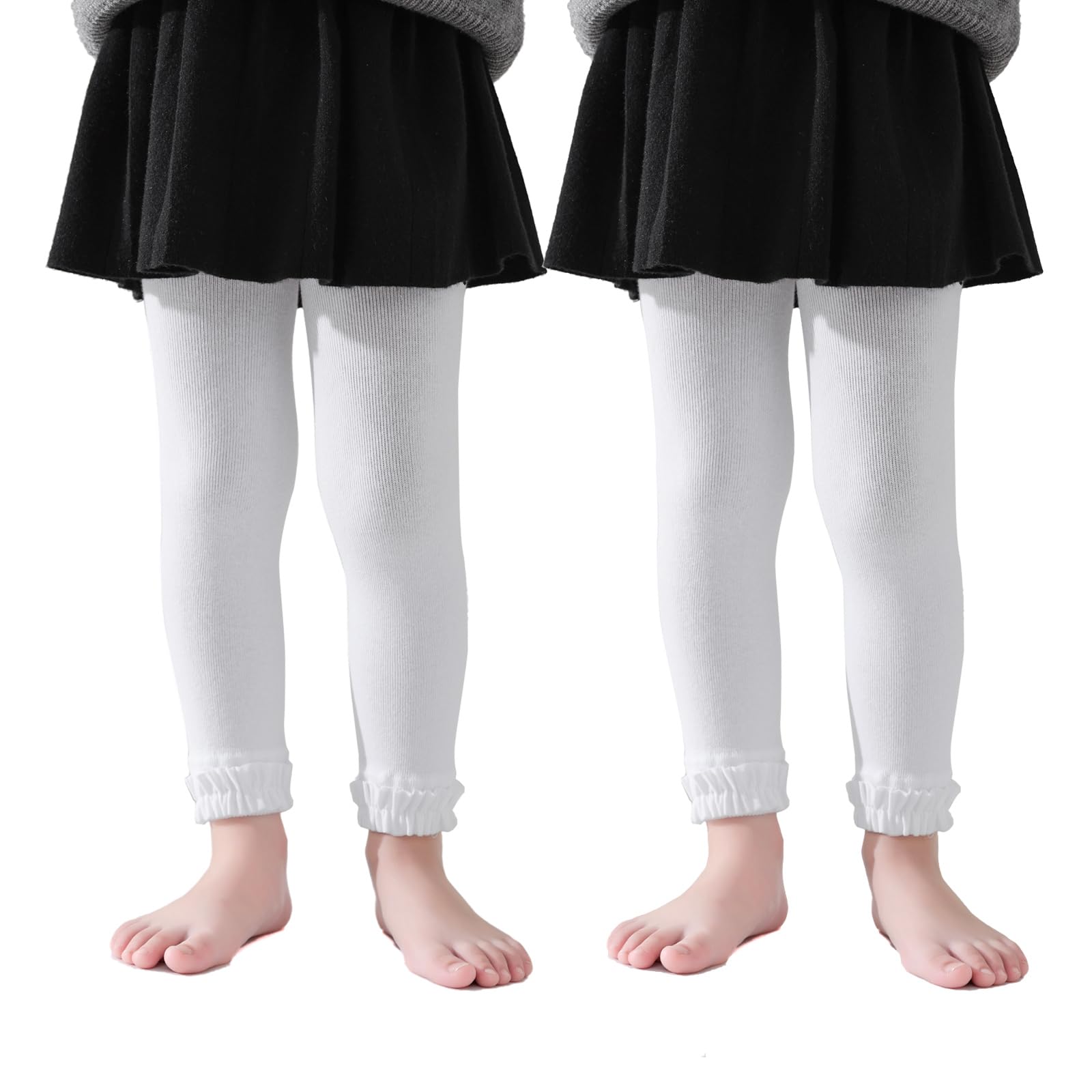 Baby Ruffle Cotton Leggings Set