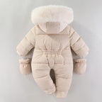 Baby Hooded Winter Romper