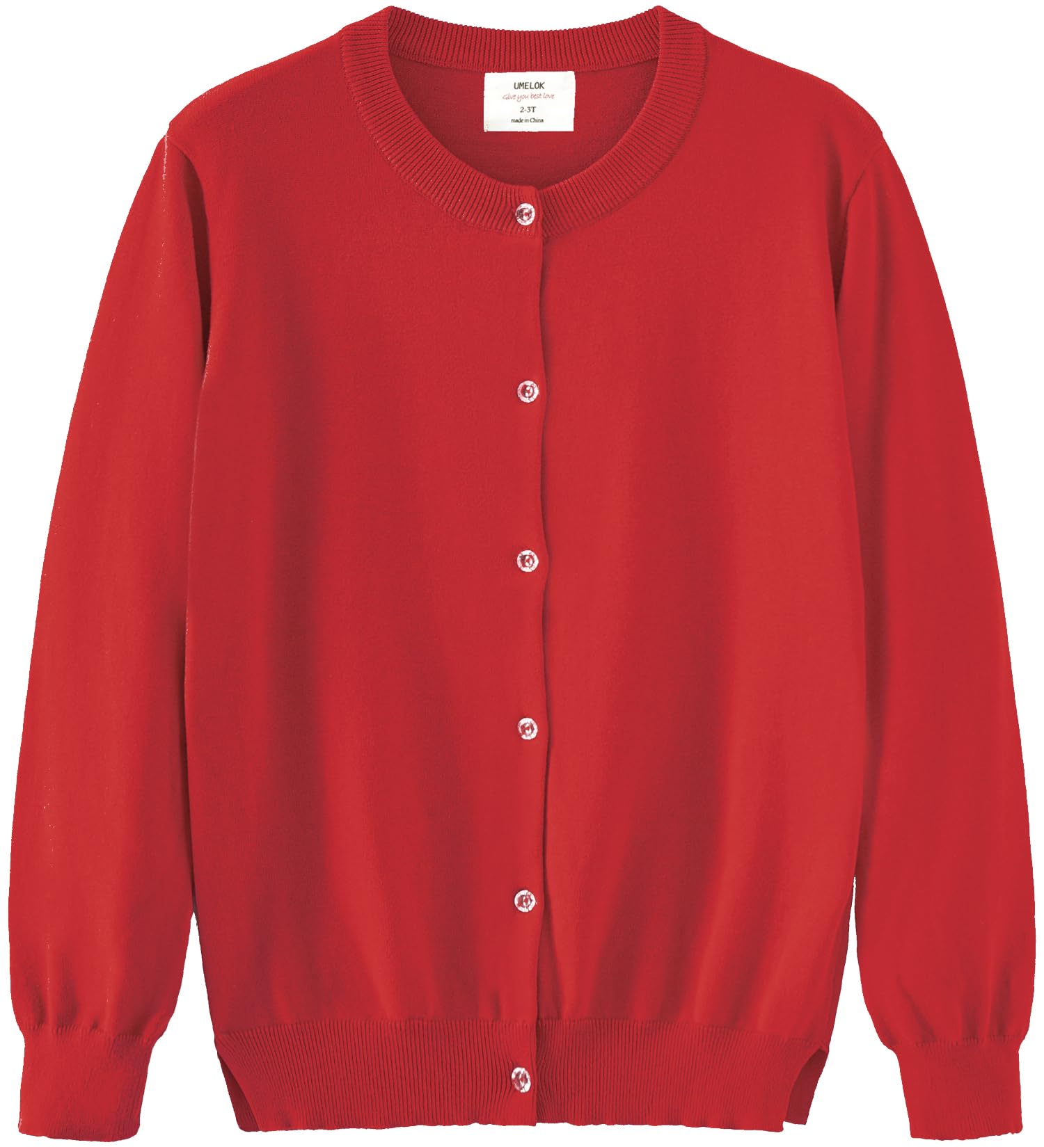 Girls Cotton Knit Cardigan