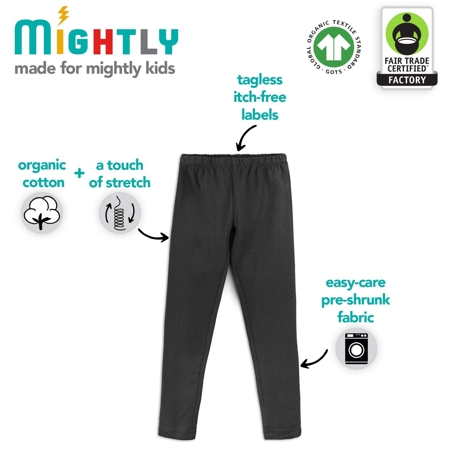 Girls Cotton Leggings Set