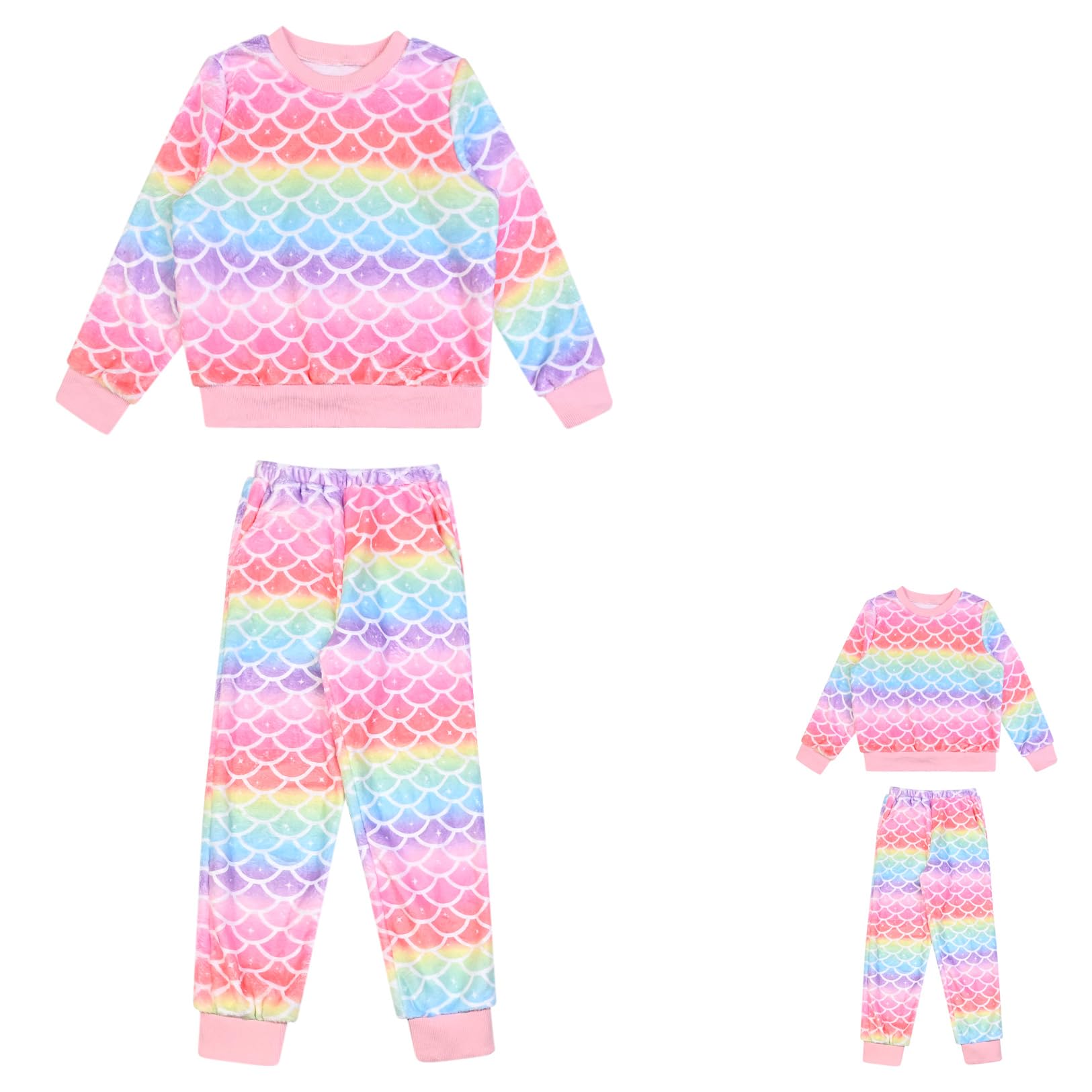 Girls Fleece Pajama Set