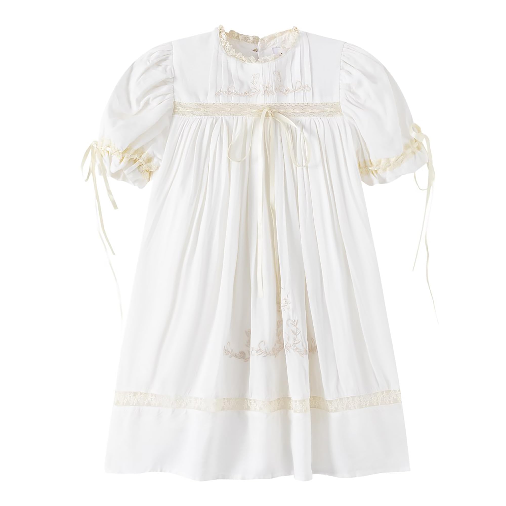 Girls Embroidered Floral Dress