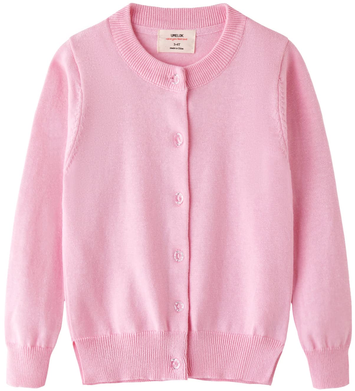 Girls Cotton Knit Cardigan