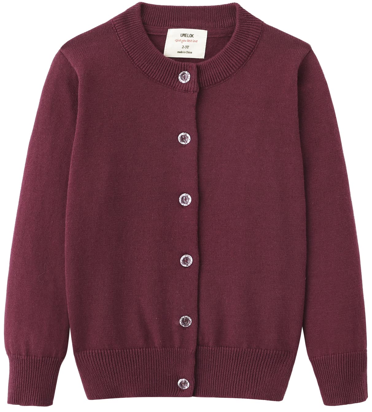 Girls Cotton Knit Cardigan