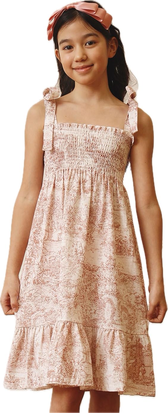 Girls Cotton Sleeveless Dress