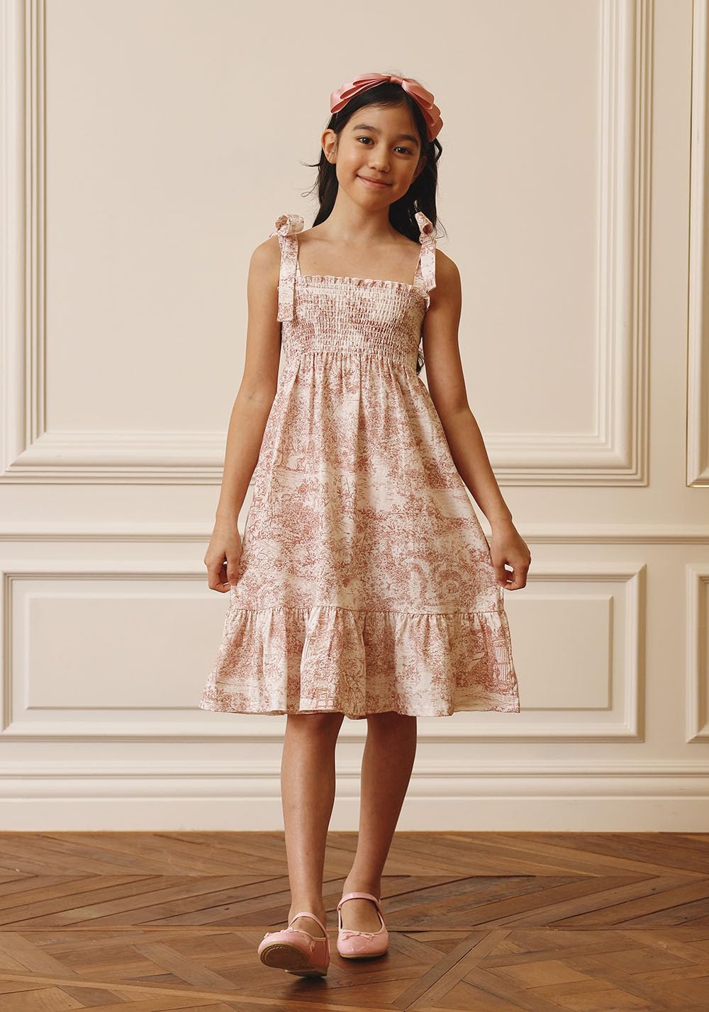 Girls Cotton Sleeveless Dress