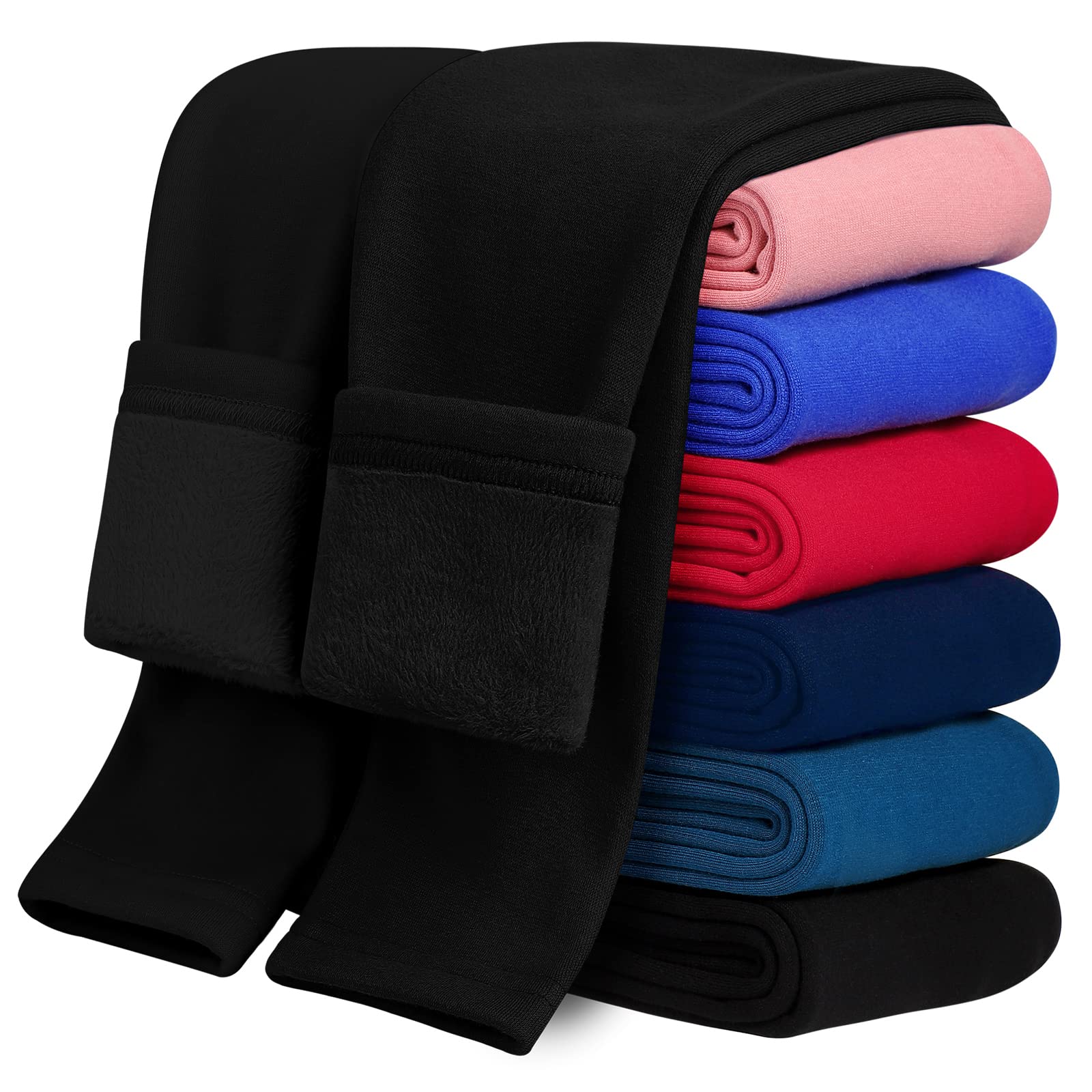Girls Fleece Lined Leggings Set