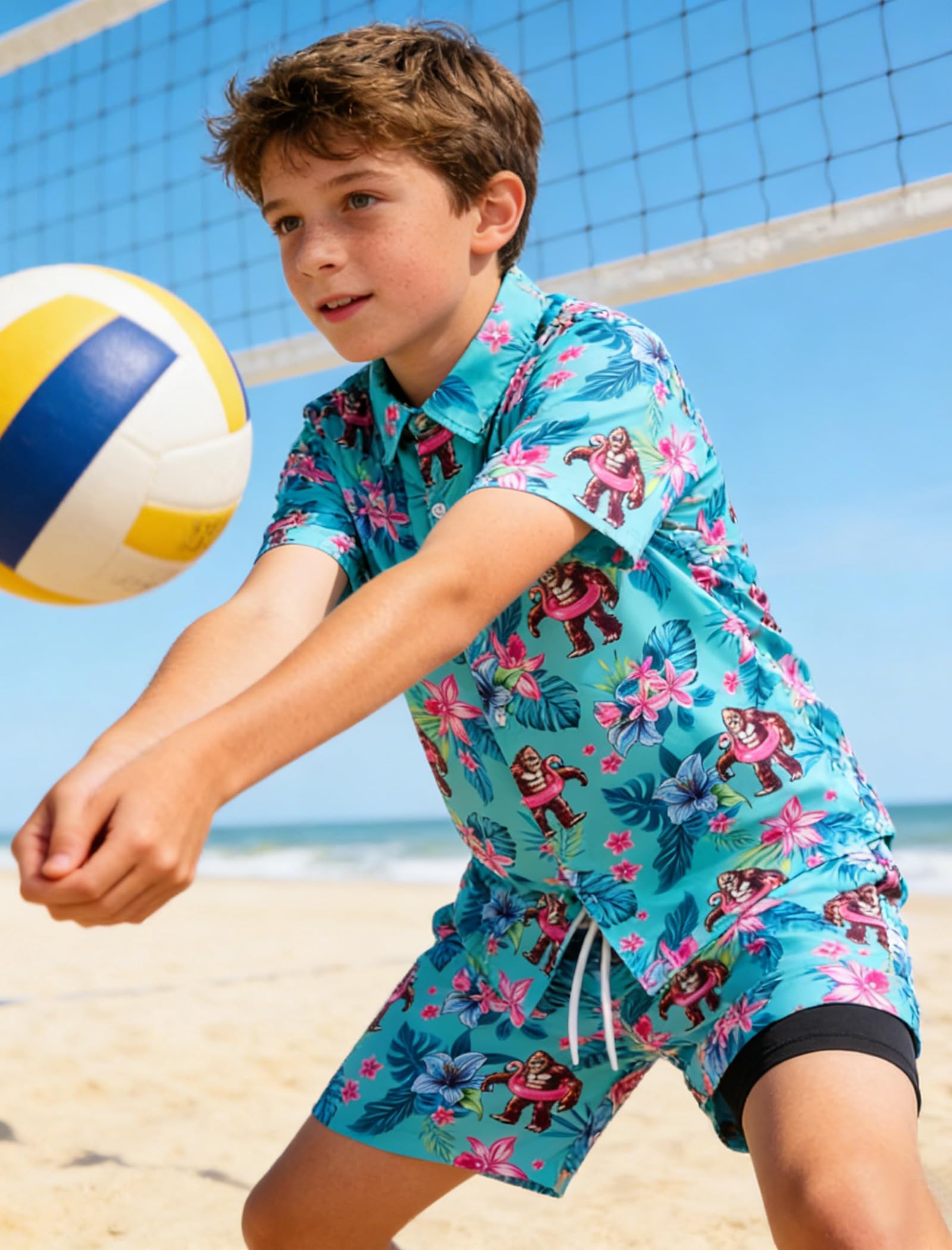 Boys Tropical Short Set