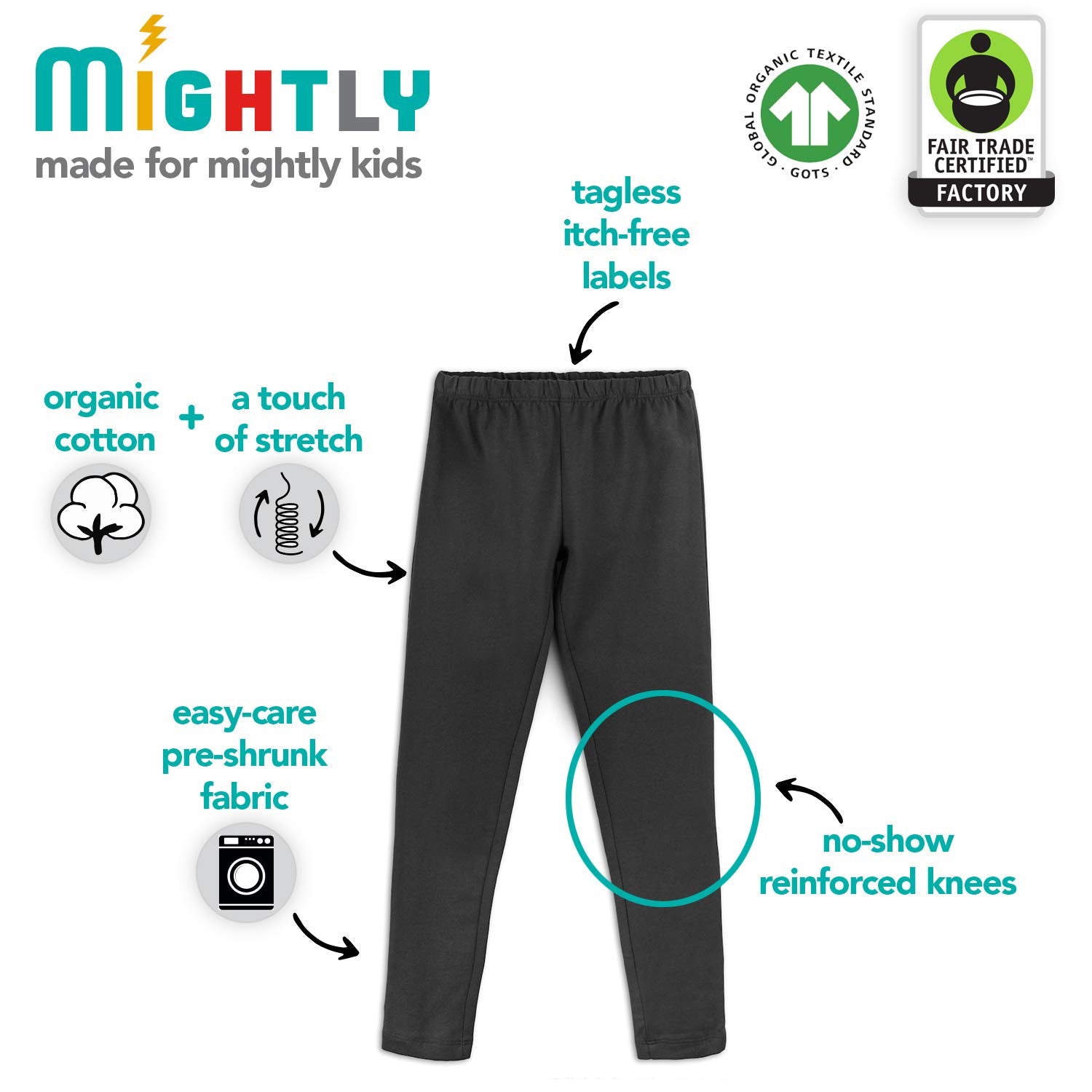 Girls Cotton Leggings
