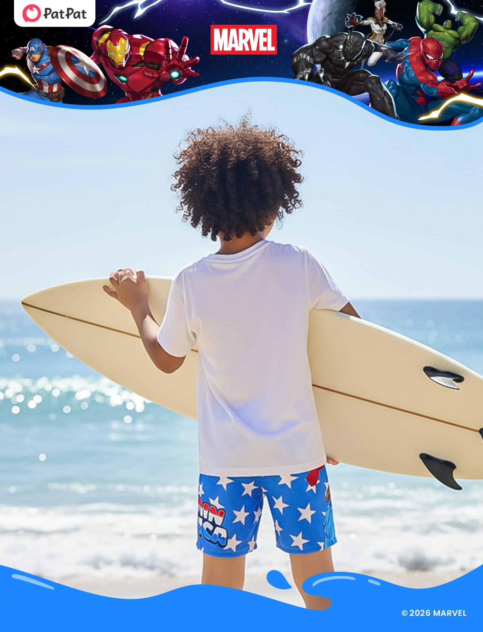 Boys Rash Guard Swim Set