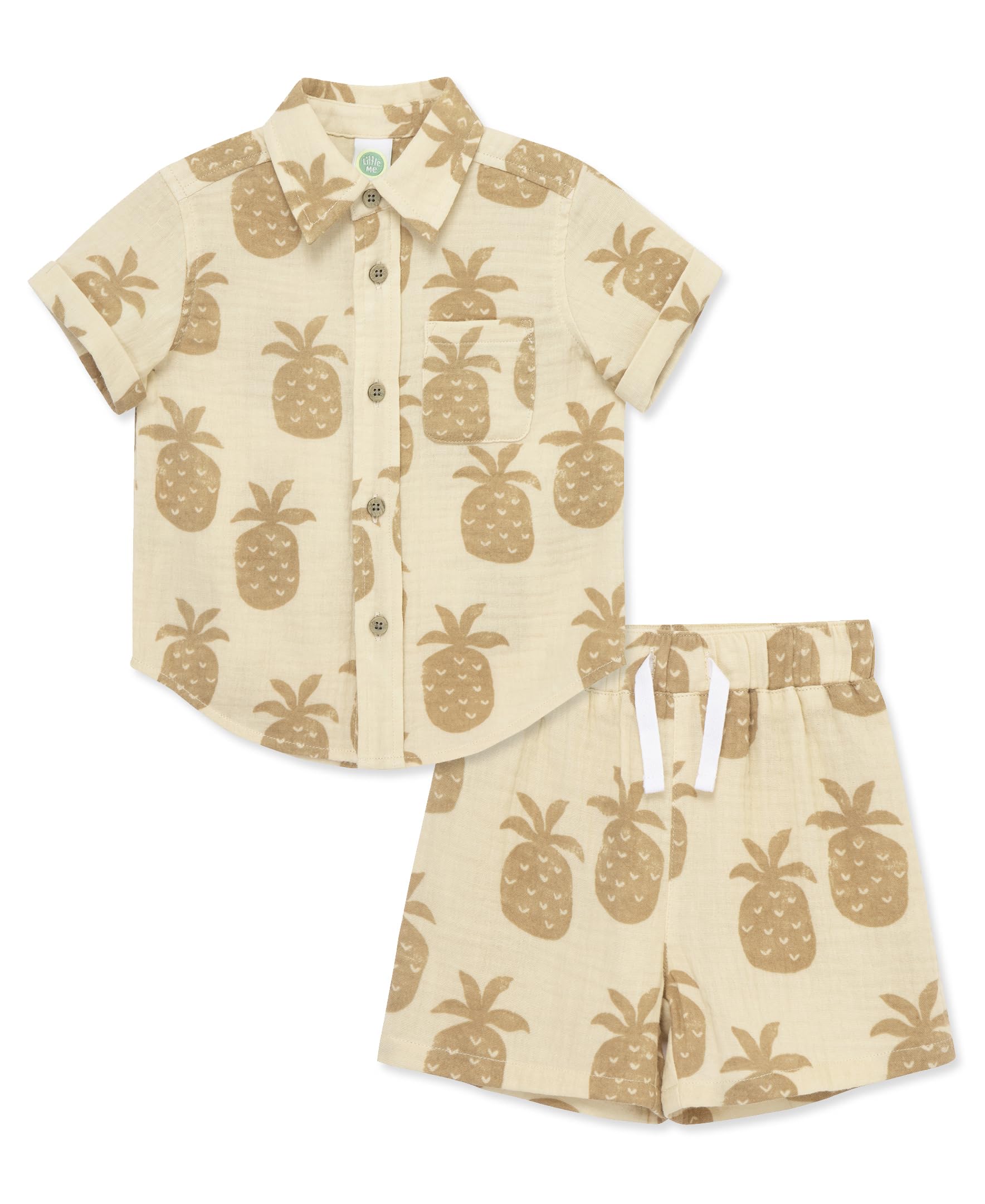 Baby Boy Shirt & Shorts Set