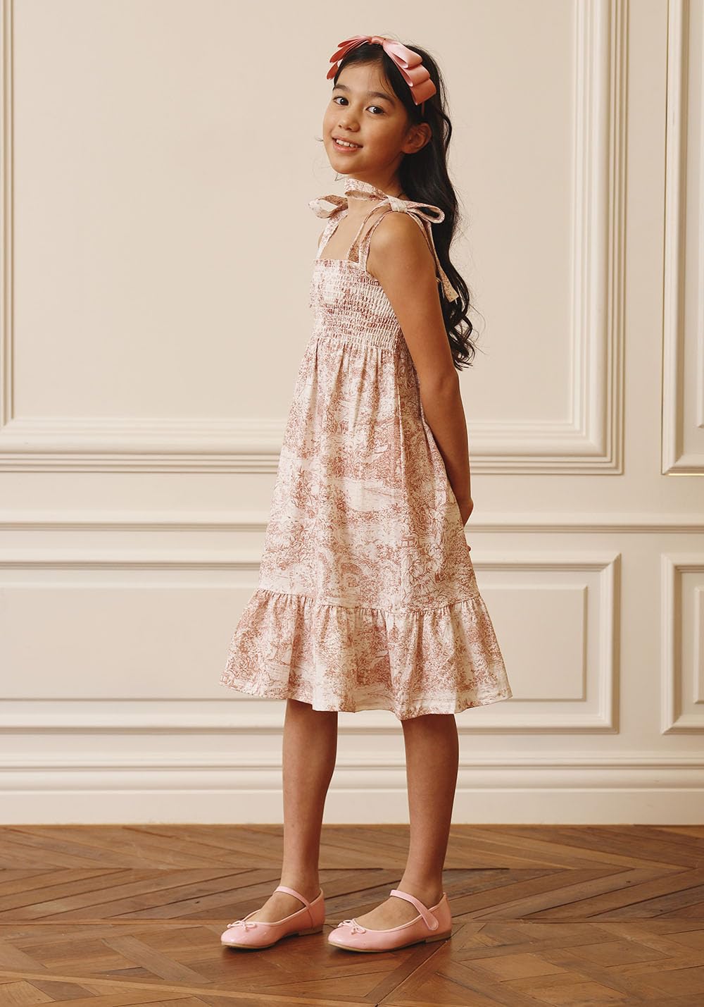 Girls Cotton Sleeveless Dress
