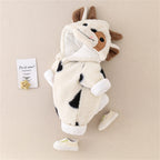 Baby Plush Hooded Romper