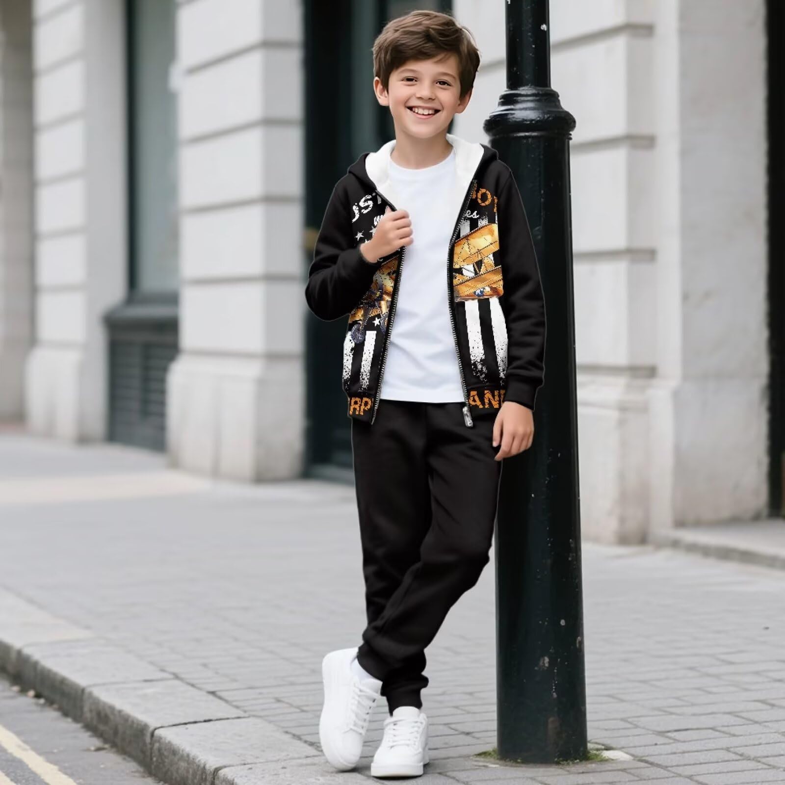 Boys Hoodie & Jogger Set