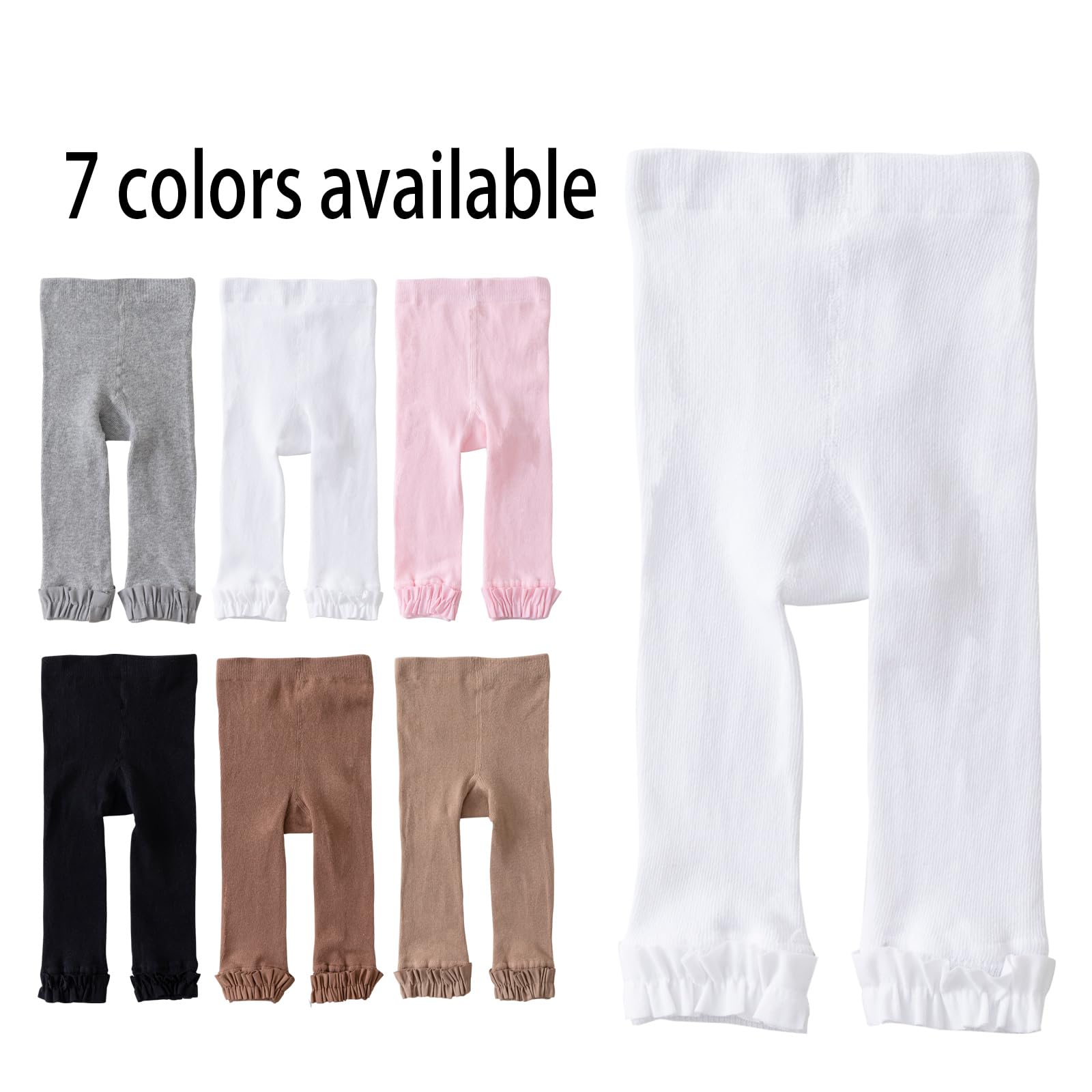 Baby Ruffle Cotton Leggings Set