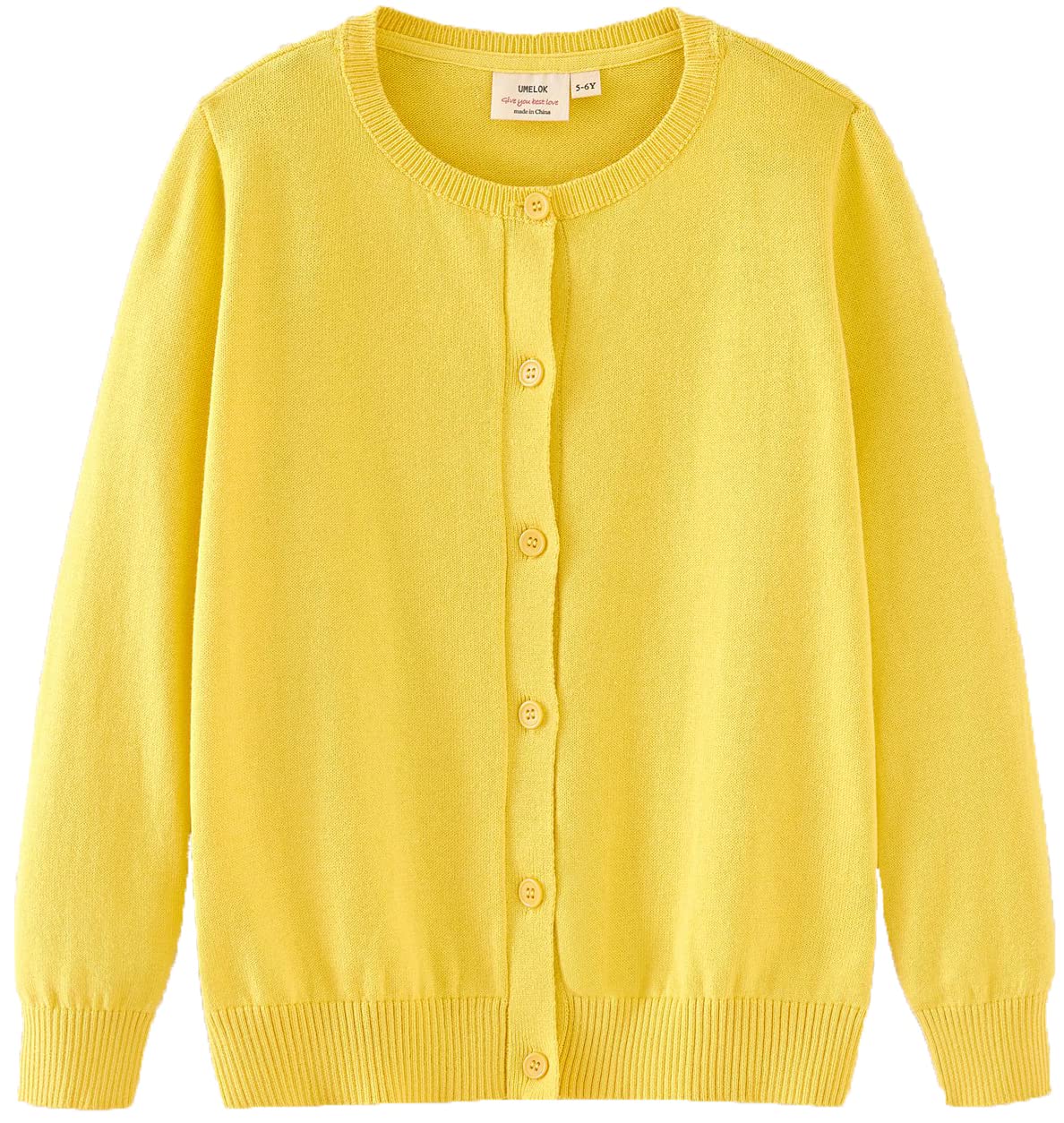 Girls Cotton Knit Cardigan
