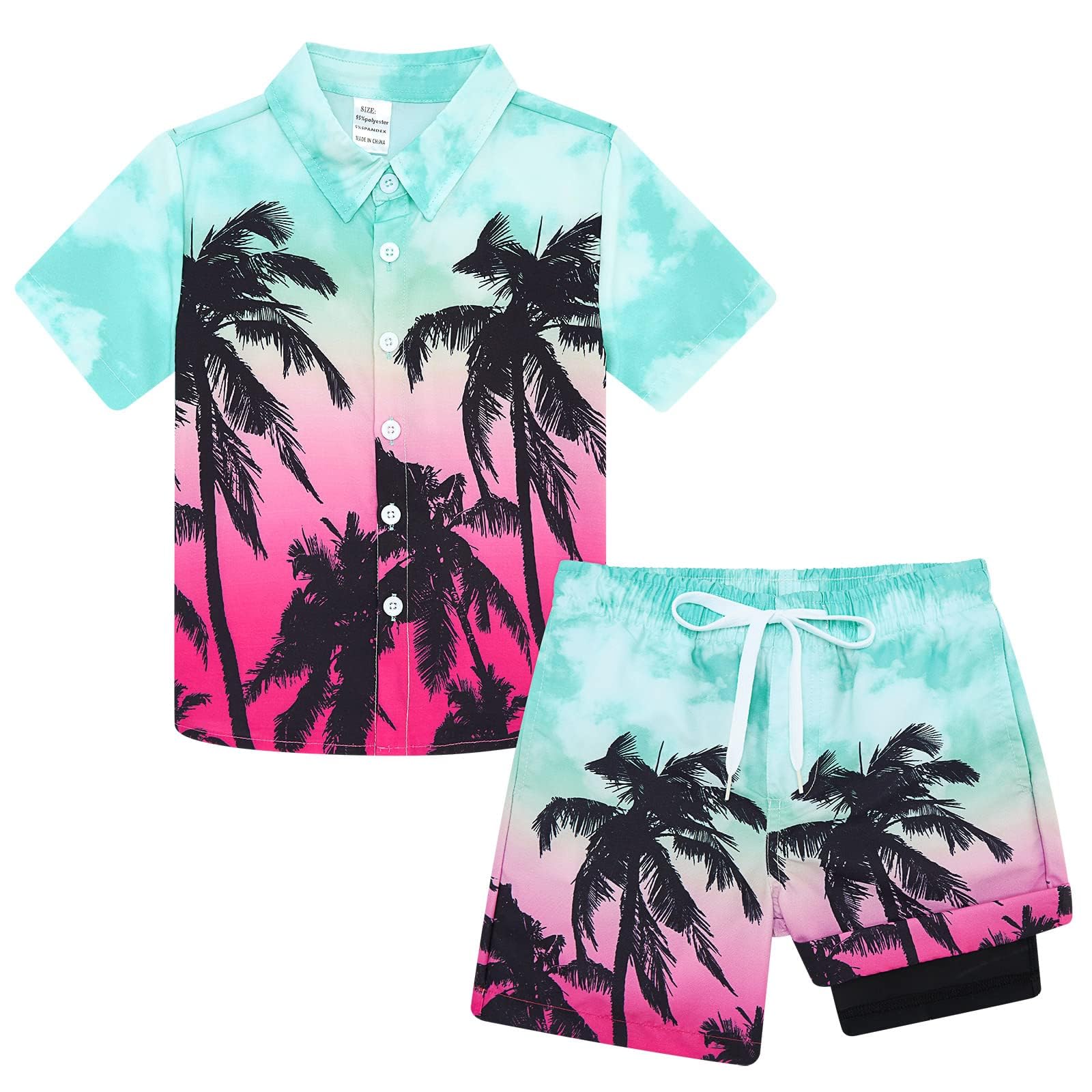Boys Tropical Short Set