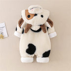 Baby Plush Hooded Romper
