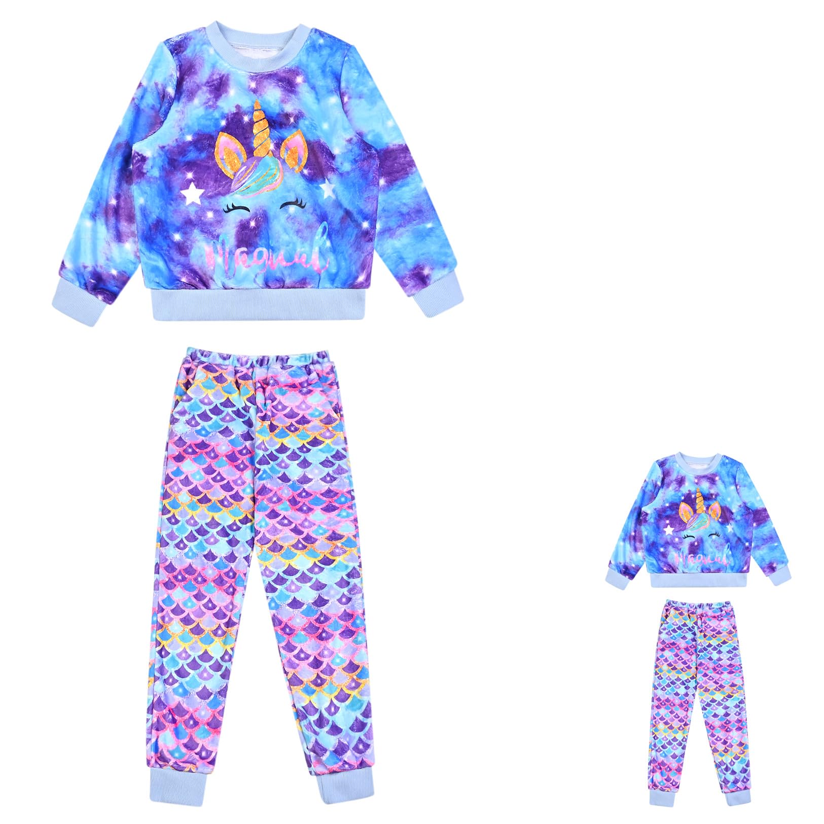 Girls Fleece Pajama Set