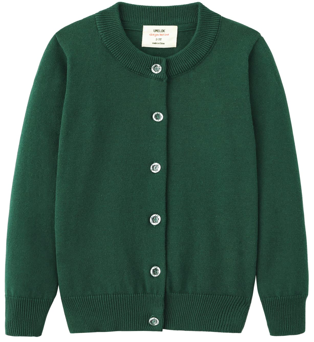 Girls Cotton Knit Cardigan