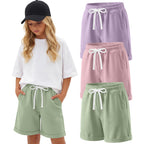 Girls Cotton Bermuda Shorts Set