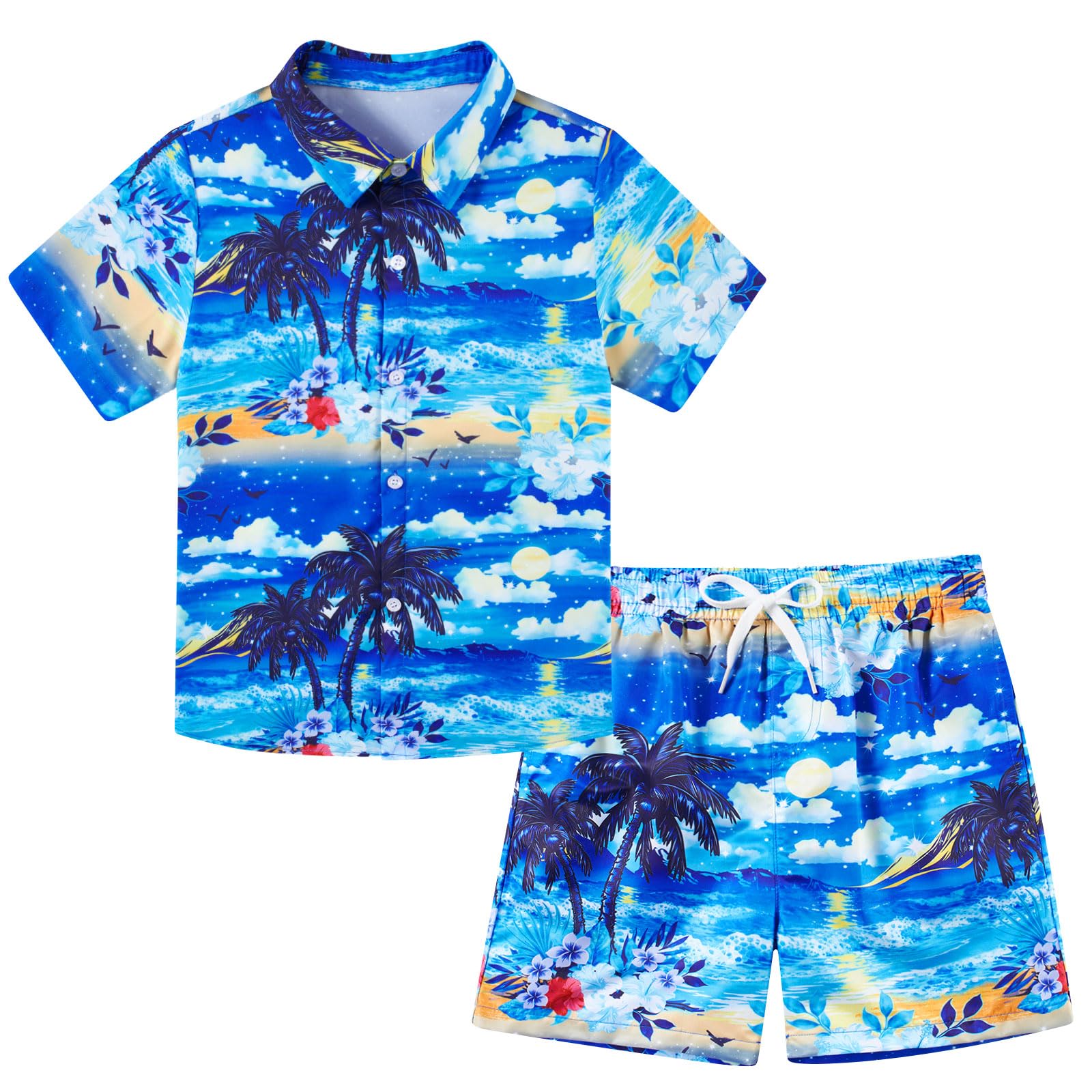 Boys Tropical Short Set