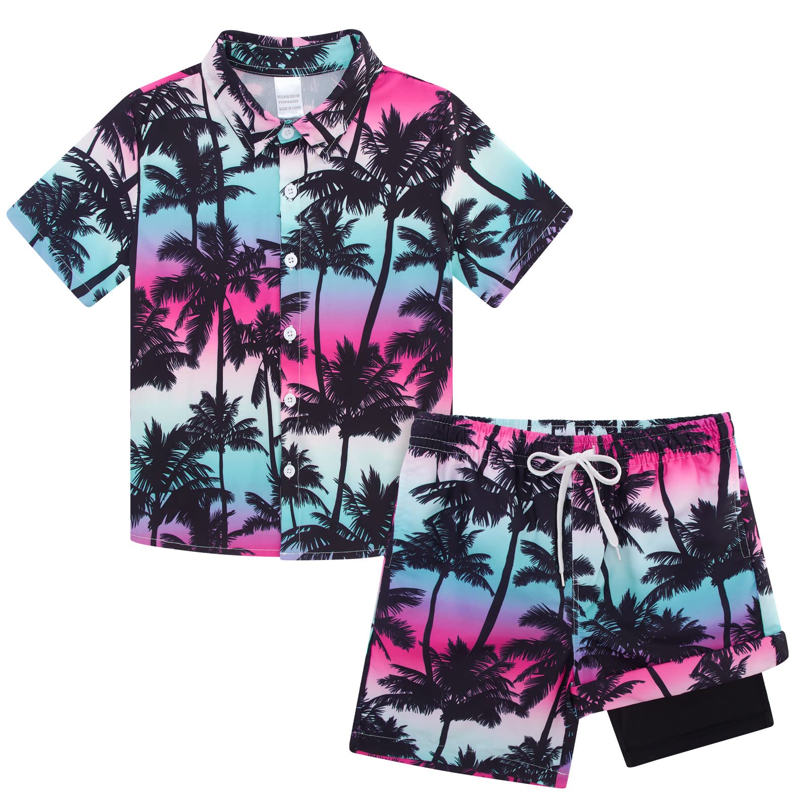 Boys Tropical Short Set