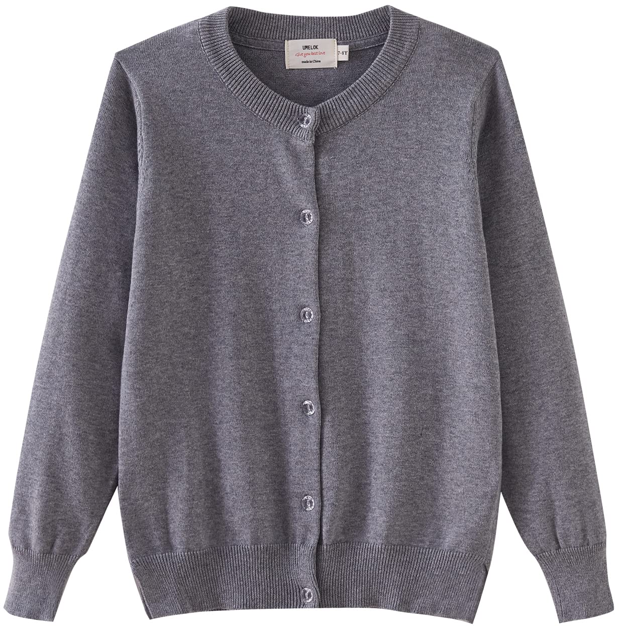 Girls Cotton Knit Cardigan