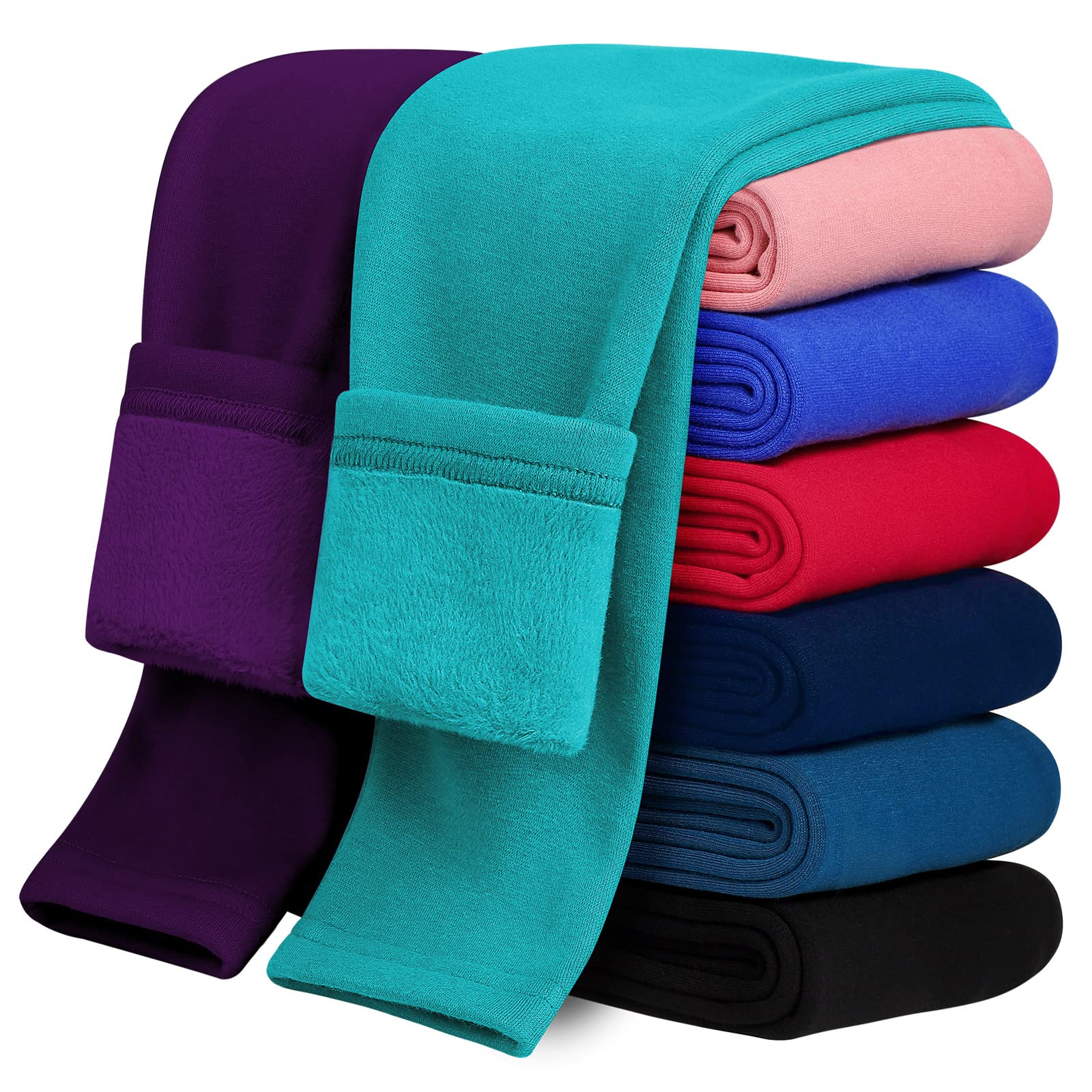Girls Fleece Lined Leggings Set