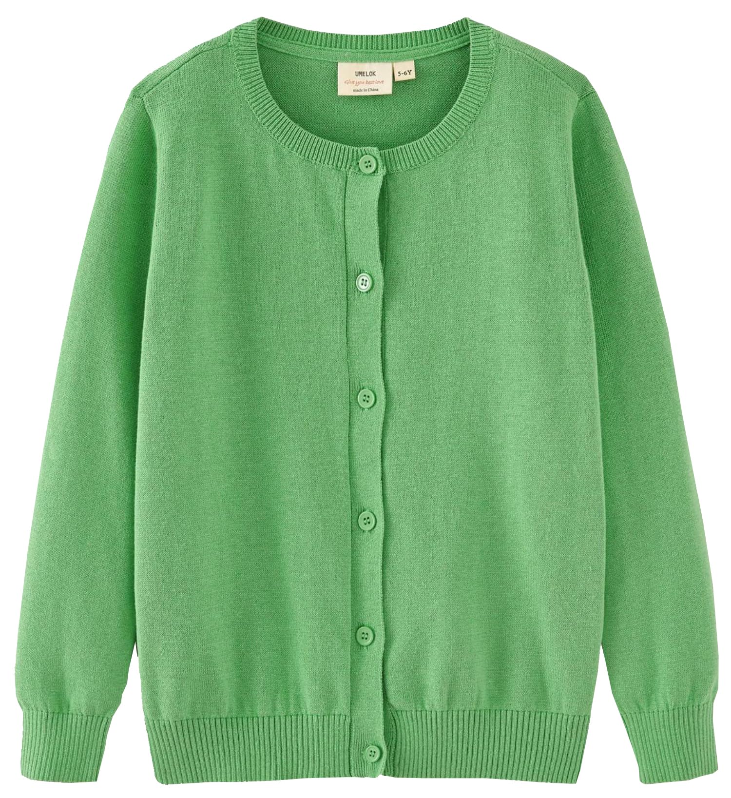 Girls Cotton Knit Cardigan