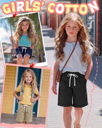 Girls Cotton Bermuda Shorts Set