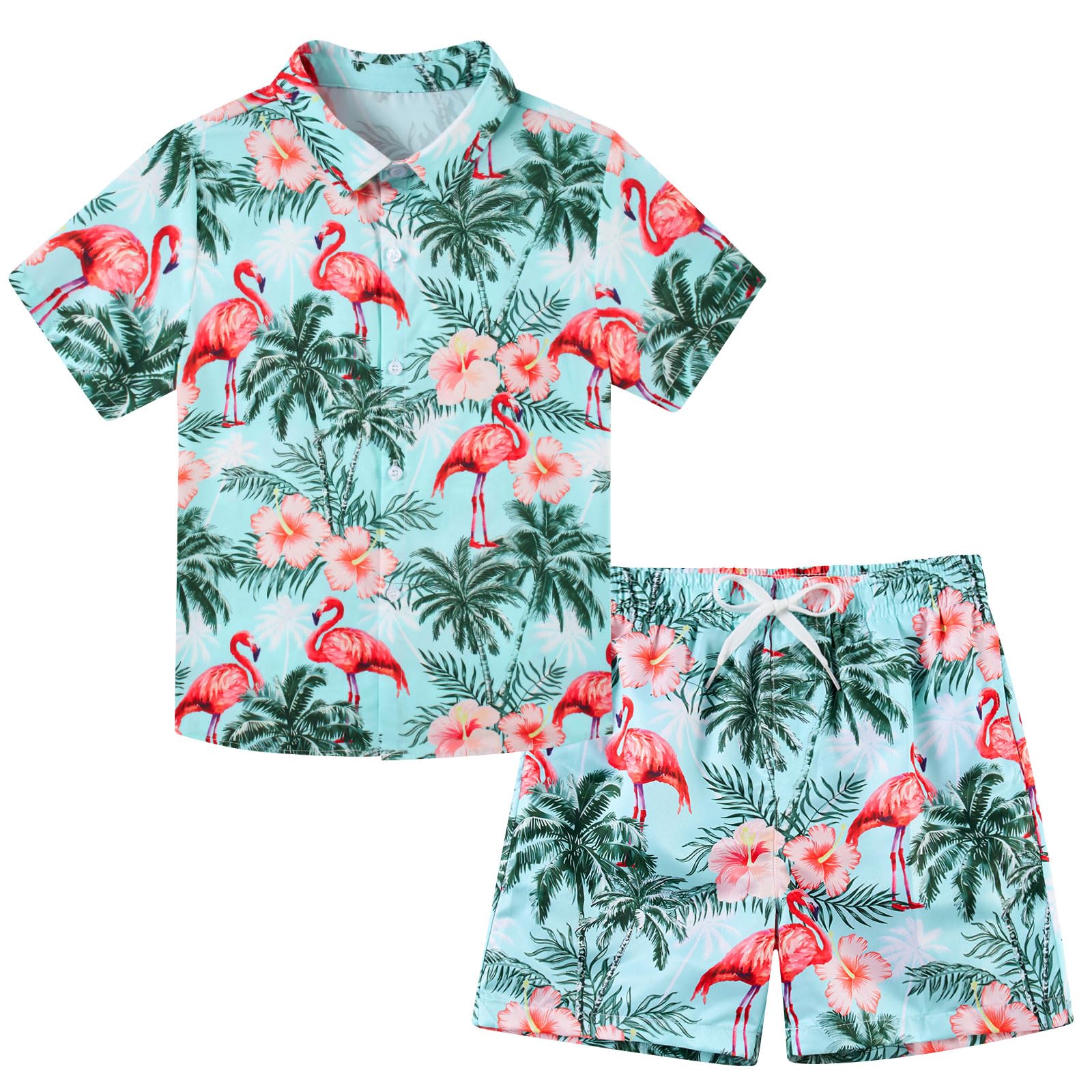 Boys Tropical Short Set