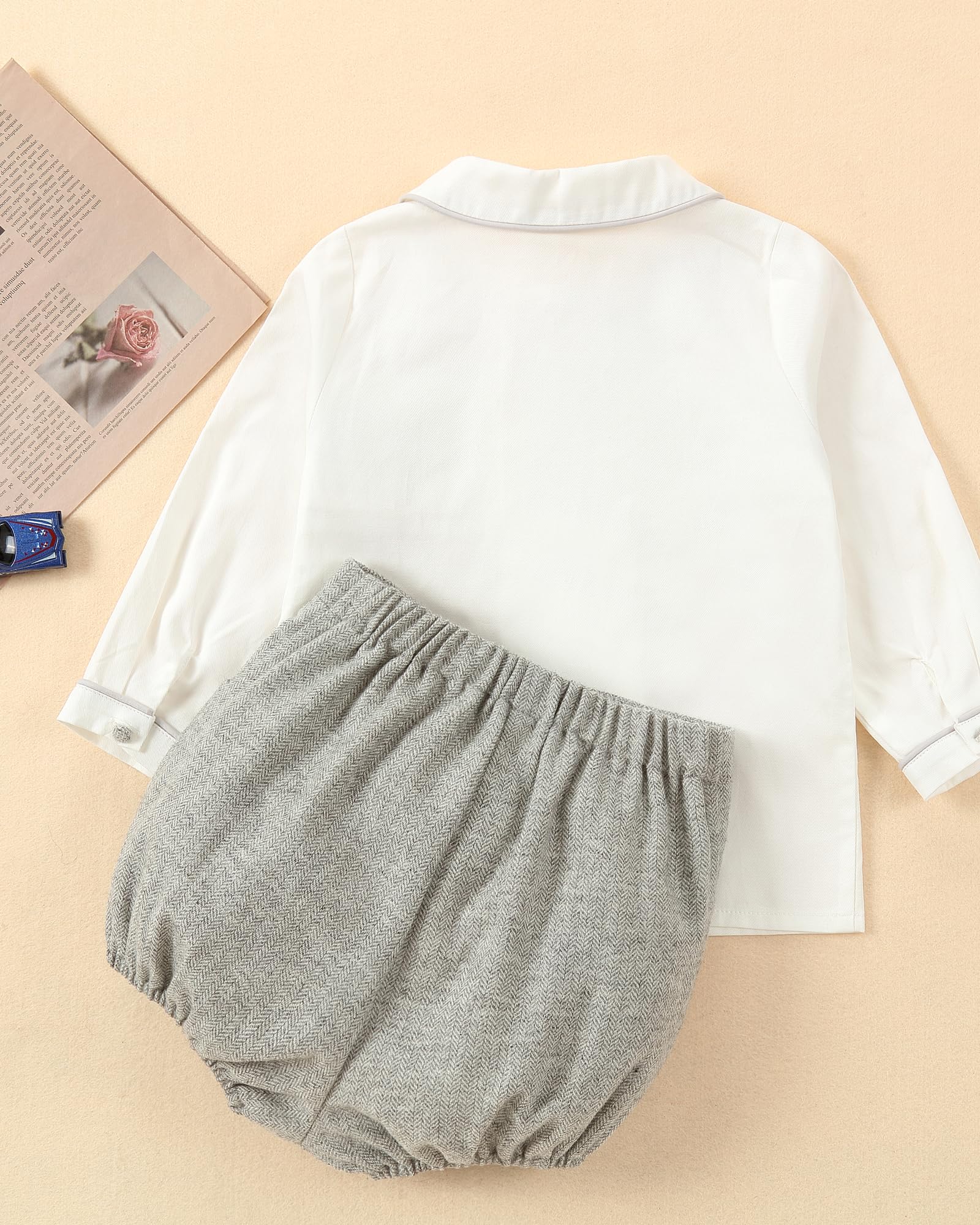 Toddler Boy Smocked Outfit Set